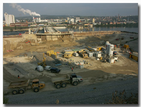 Bild 1 Grossbaustelle Rheinfelden